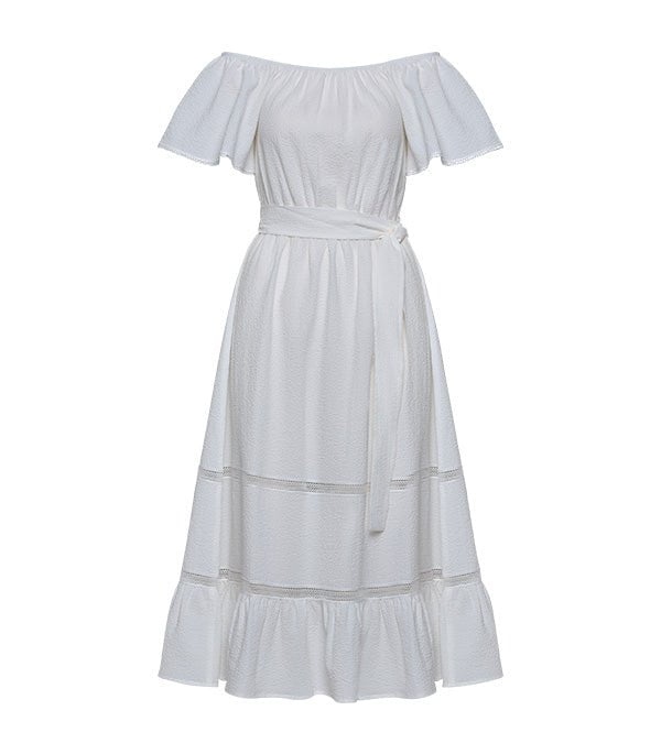 Dresses Apoella Christianna Off Shoulder Long Dress White Apoella