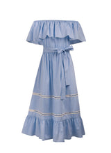 Dresses Apoella Chrysanthi Poplin Off Shoulder Long Dress Apoella