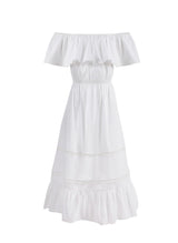Dresses Apoella Chrysanthi Poplin Off Shoulder Long Dress Apoella
