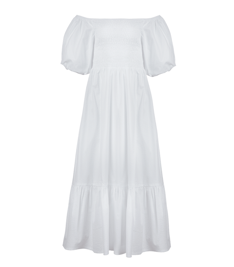 Dresses Apoella Ophelia Smocked Maxi Puff Sleeve Dress Apoella