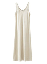 Dresses APOELLA Sara Round Neck Long Dress White Apoella
