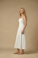 Dresses APOELLA Tatiana Bandeau Long Dress White Apoella