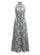 Dresses Borgo De Nor Biba Cotton Dress Vine Flower Off White 10UK / Off White Apoella