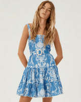 Dresses Borgo De Nor Freddie Cotton Dress Barocco 8UK / Barocco Apoella