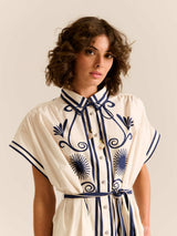 Dresses Carolina K Valerie Shirtdress Poseidon Apoella