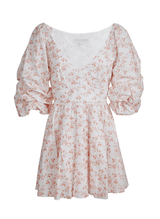 Dresses Caroline Constas Blakely Mini Dress Blush Watercolor Floral Apoella
