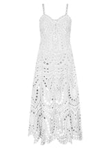 Dresses Charo Ruiz Solace Long Dress White Sealace Apoella