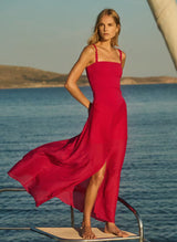 Dresses Kiohne Elen Braided Trim Dress Wild Magenta Apoella