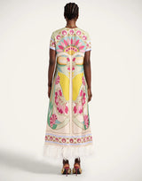 Dresses La DoubleJ Swing Feathers Long Dress Green S / Green Apoella