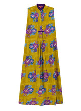 Dresses Lisa Corti Eve Cotton Dress Green Gold Apoella