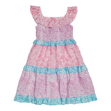 Dresses Marie Raxevsky Off Shoulder Shirred Ruffles Dress Paisley Mix Apoella