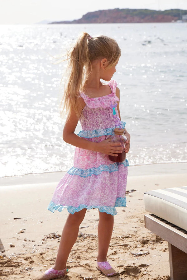Dresses Marie Raxevsky Off Shoulder Shirred Ruffles Dress Paisley Mix Apoella