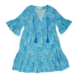 Dresses Marie Raxevsky Short Sleeve Ruffles Tunic Dress Iris Apoella