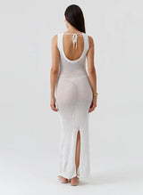 Dresses Melissa Odabash Callie Knit Long Dress White Apoella