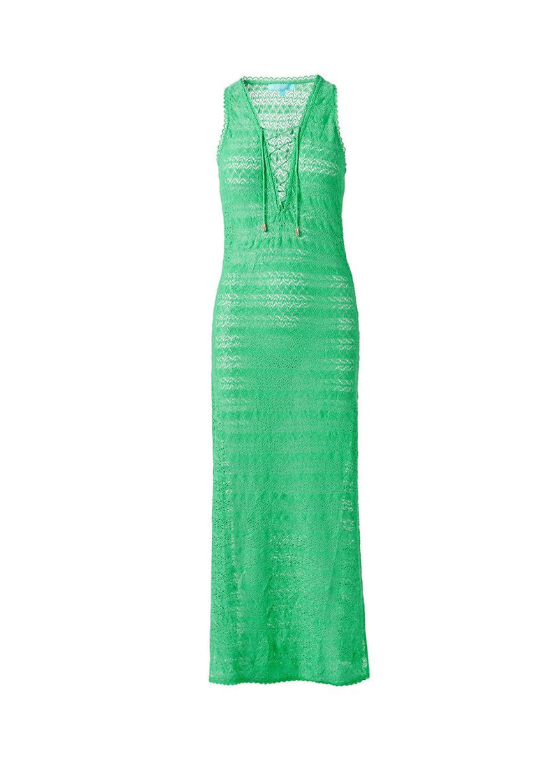 Dresses Melissa Odabash Maddie Crochet Long Dress Green Apoella