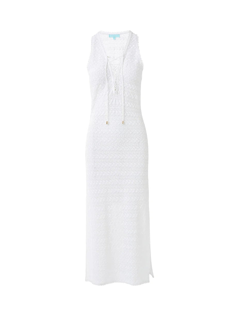 Dresses Melissa Odabash Maddie Crochet Long Dress White Apoella