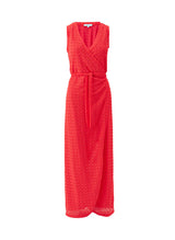Dresses Melissa Odabash Zima V Neck Knit Long Dress Red Apoella
