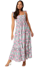 Dresses Misa Los Angeles Serafina Long Dress Spring Fuchsia Mix Apoella