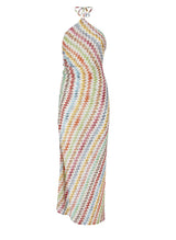 Dresses Missoni Long Cover-Up in Lamé Viscose with Micro Zigzag Pattern 42 / Multi Apoella