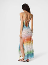 Dresses Missoni Long Dress in Shaded Lamé Viscose 44 / Multi Apoella