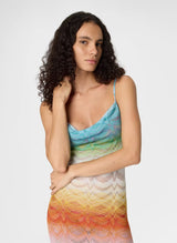 Dresses Missoni Long Dress in Shaded Lamé Viscose 44 / Multi Apoella