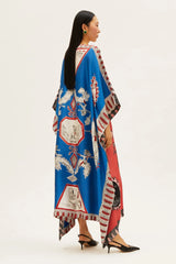 Dresses RIANNA + NINA Tependris Kaftan Olympic Pink/Blue O/S / Olympic Blue Apoella