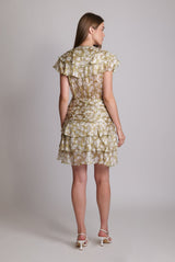 Dresses Sabina Musayev Hagar Sleeveless Short Dress w. Frills Apoella