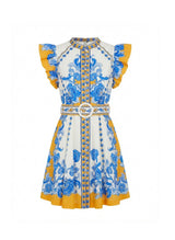 Dresses Scarlett Poppies Baronessa Dress Papyrus Blue Apoella