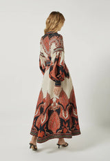 Dresses Scarlett Poppies Florista Long Dress Burnt Orange Apoella