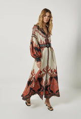 Dresses Scarlett Poppies Florista Long Dress Burnt Orange Apoella