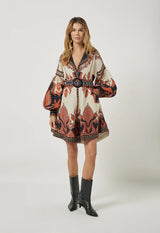 Dresses Scarlett Poppies Florista Short Dress Burnt Orange Apoella