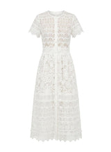 Dresses Waimari Grace Short Sleeve Long Dress White Apoella
