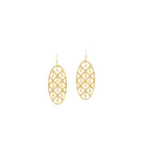 Earrings Antonia Karra Net Long Earrings Gold Plated O/S Apoella