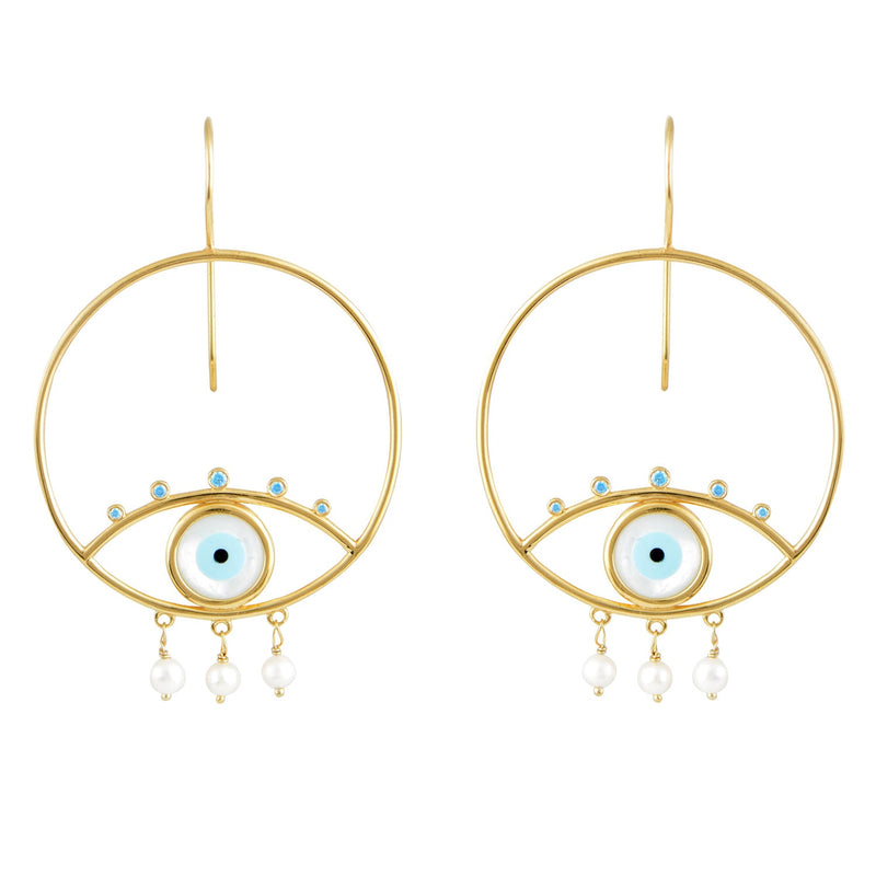 Earrings Marianna Lemos Pearly Eyes Earrings O/S Apoella