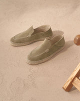 Espadrilles Manebi Hamptons Traveler Loafers Suede Espadrilles Forest Apoella