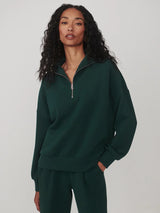 Hawley Half Zip Sweater Ponderosa Pine