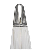 - Fluorescent Short Dress Black-White 38 / White Apoella