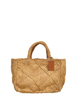 Handbags Manebi Raffia Sunset Bag Large Crochet Tan O/S / Raffia Apoella