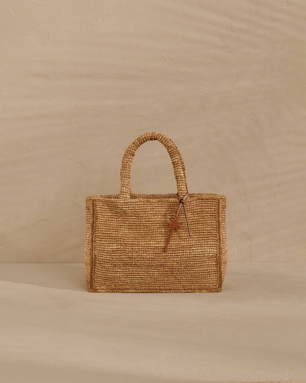 Handbags Manebi Raffia Sunset Bag Small Tan O/S / Raffia Apoella