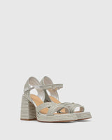 Heels Castaner Valle High Heeled Sandals Platino Apoella
