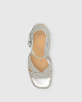 Heels Castaner Valle High Heeled Sandals Platino Apoella