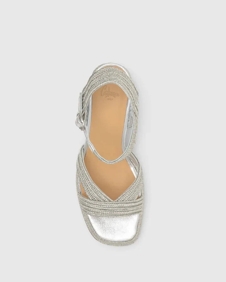 Heels Castaner Valle High Heeled Sandals Platino Apoella