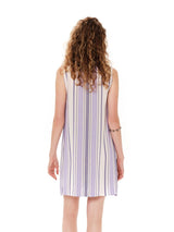 - Hera Sleeveless Shirtdress Purple Lavender O/S Apoella