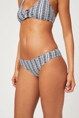 - Indigo Urchin Rectangle Bikini Navy/white Apoella