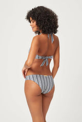 - Indigo Urchin Rectangle Bikini Navy/white Apoella