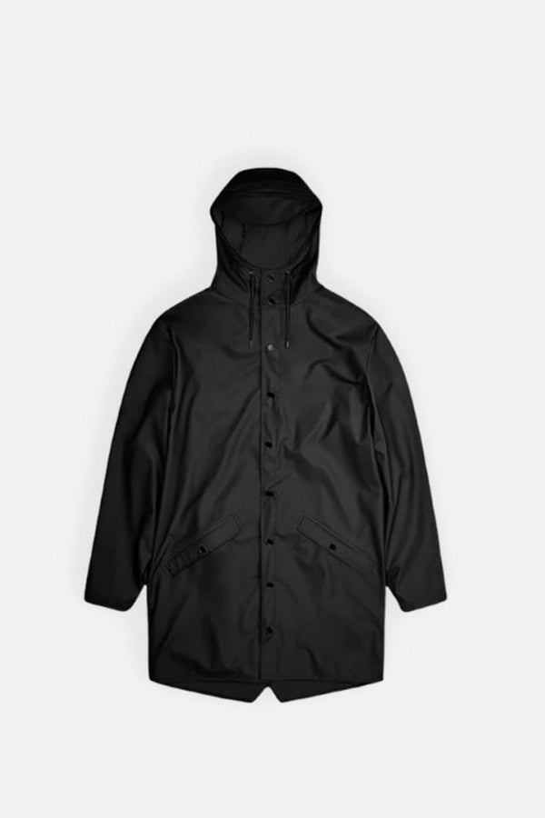 Jacket Rains Long Jacket W3 Black Apoella