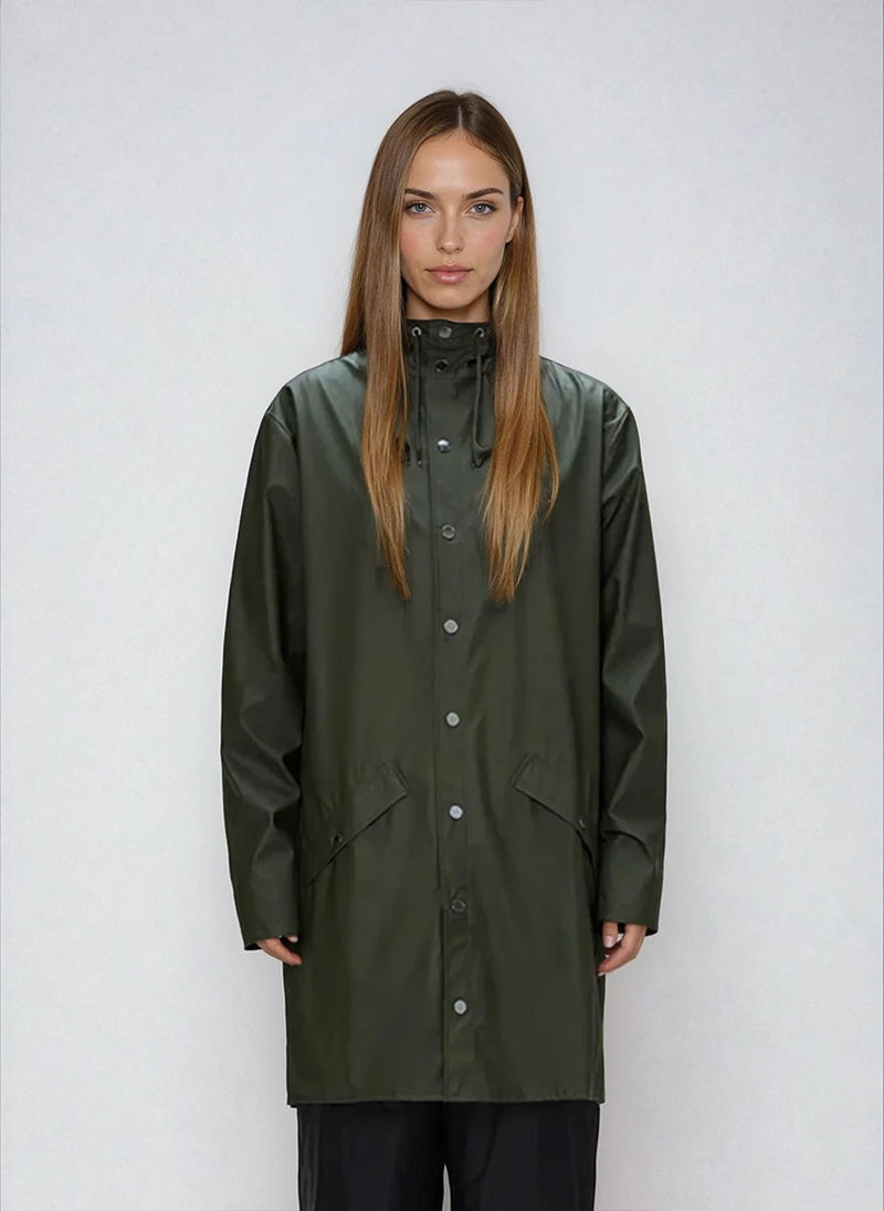 Jacket Rains Long Jacket W3 Green Apoella