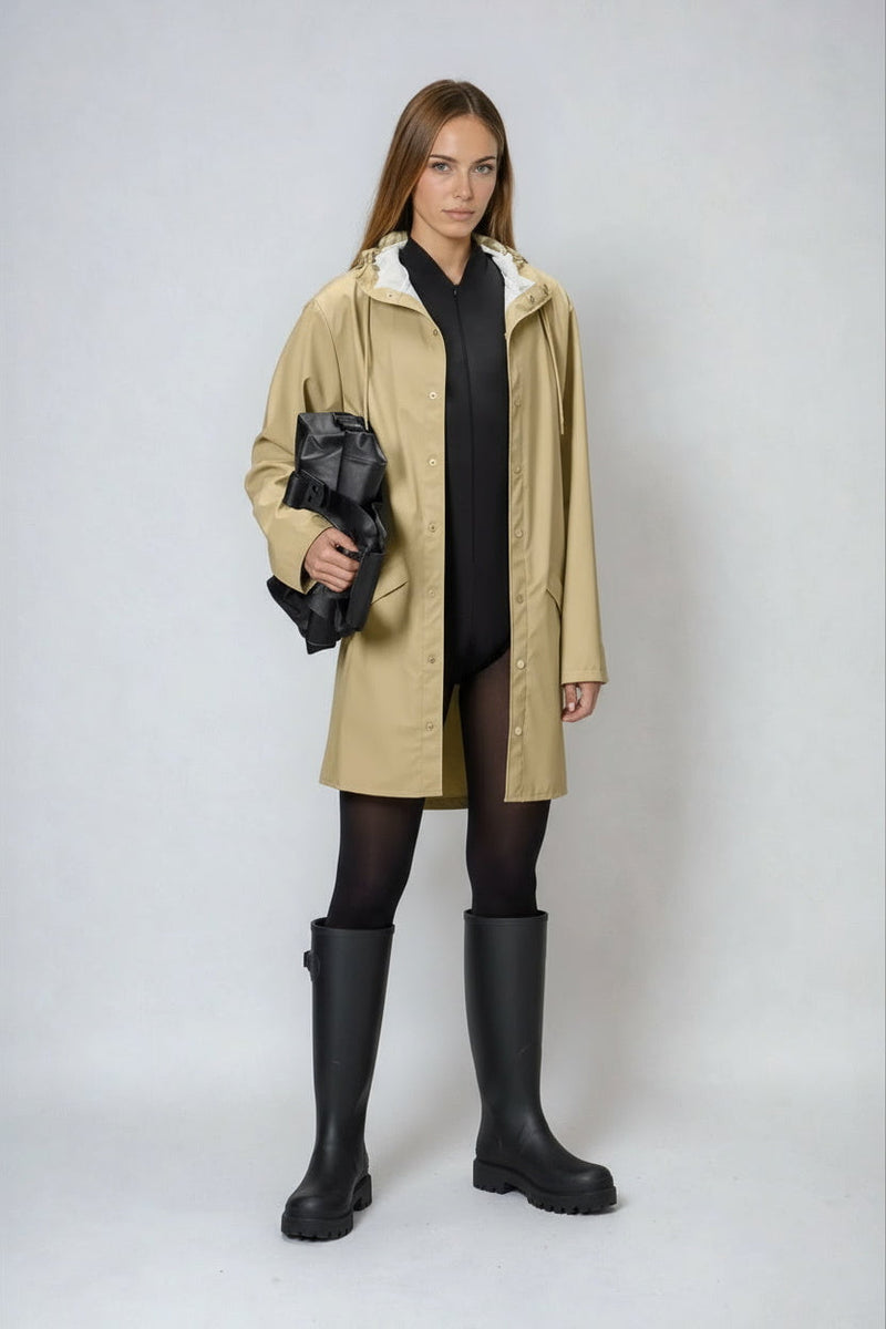 Jacket Rains Long Jacket W3 Sand Apoella