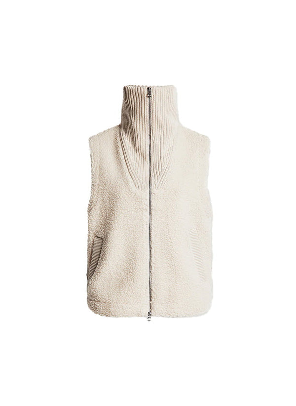 Jacket Varley Aspen Gilet Ash Taupe Apoella