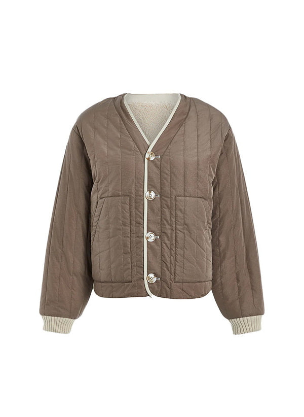 Jacket Varley Drew Reversible Jacket Sandshell / Ash Taupe Apoella